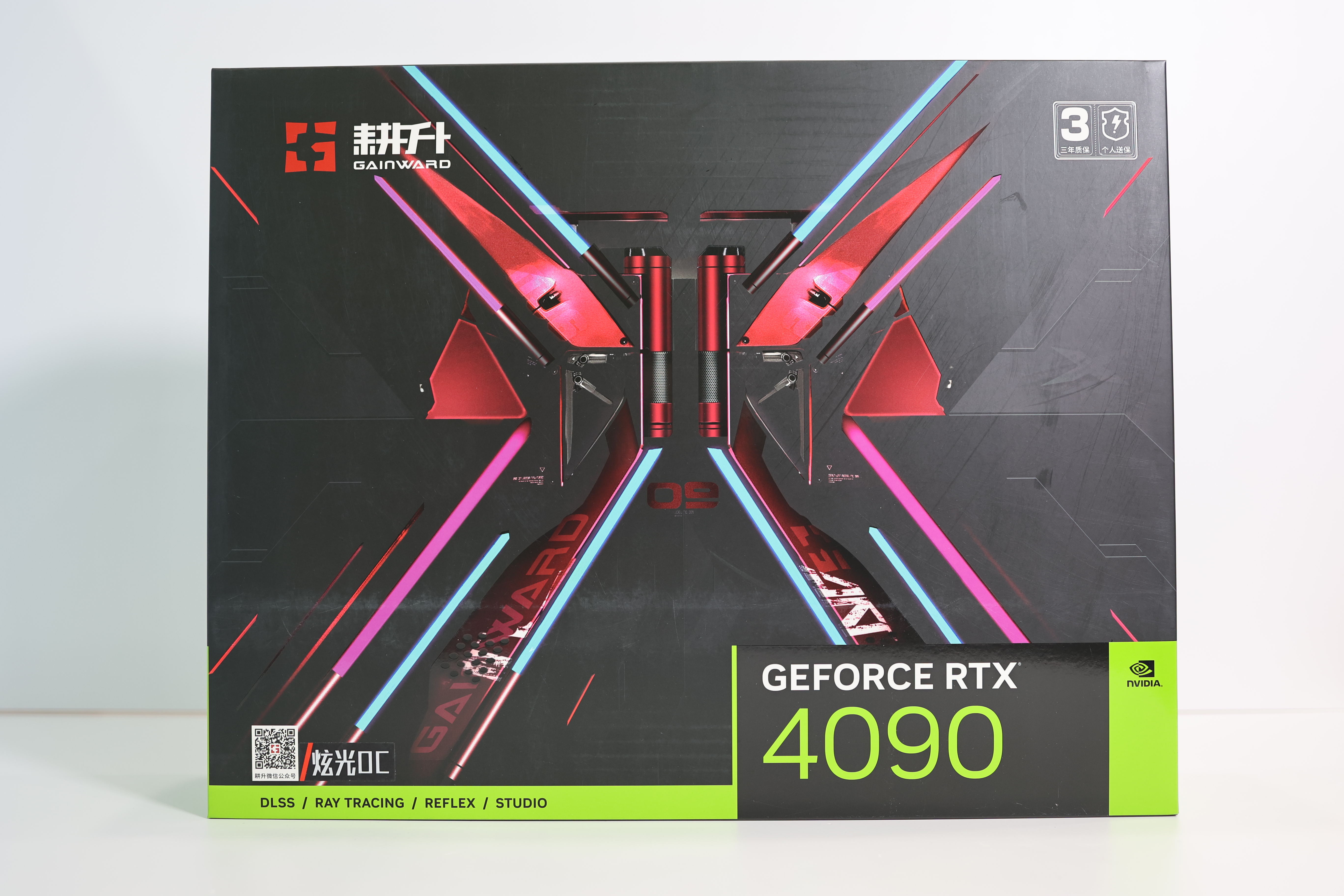 耕升GeForce RTX 4090炫光OC显卡开箱图赏：