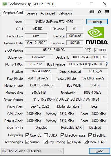 耕升 RTX 4090炫光OC 显卡评测：炫光闪耀，性能远超越预期