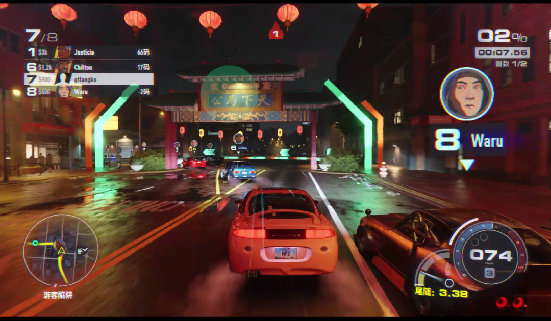 涂鸦风《极品飞车22》！华硕显卡畅享高帧率低延迟！