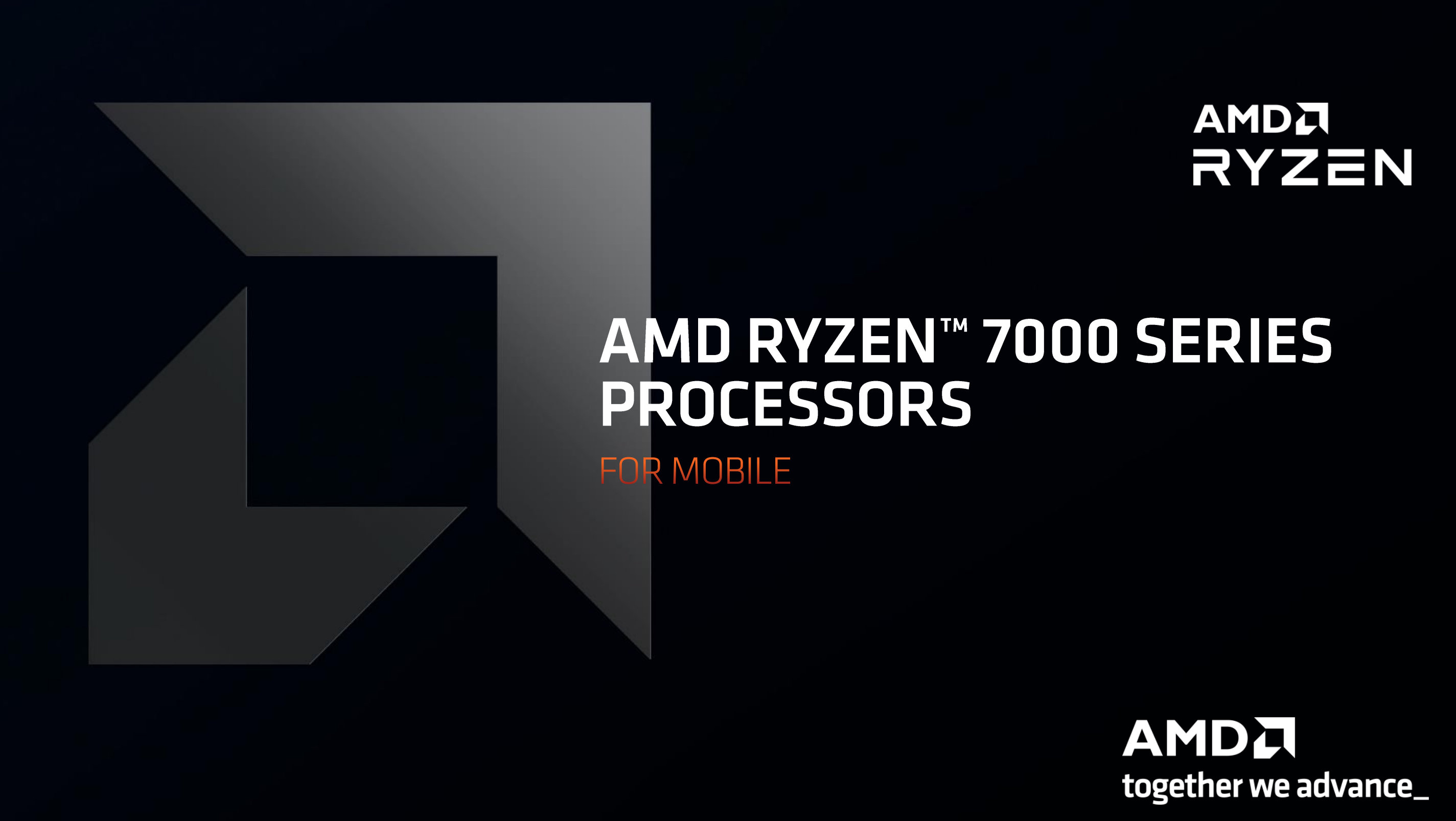AMD CES 2023：锐龙 7000 系列移动处理器，最高16核32线程