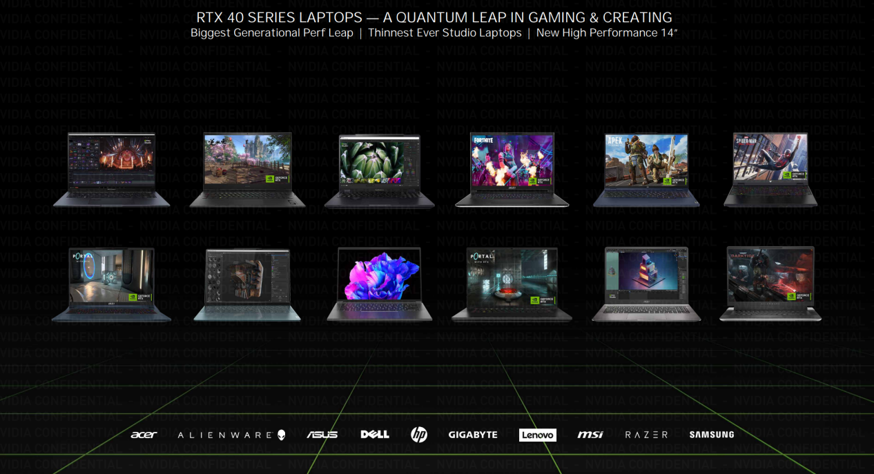2023年度CES 推荐产品：NVIDIA RTX 40 系列笔记本电脑GPU