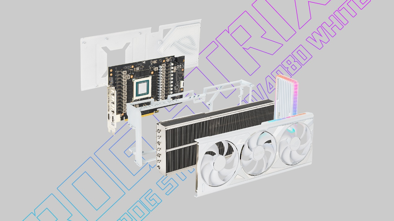 华硕RTX4090/4080畅享白色世界 冷艳绝伦实力奉上！