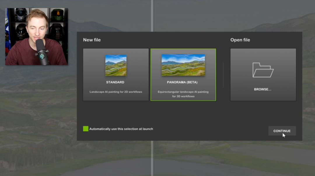 华硕显卡助力创意加速 NVIDIA Canvas 1.4全景模式上线