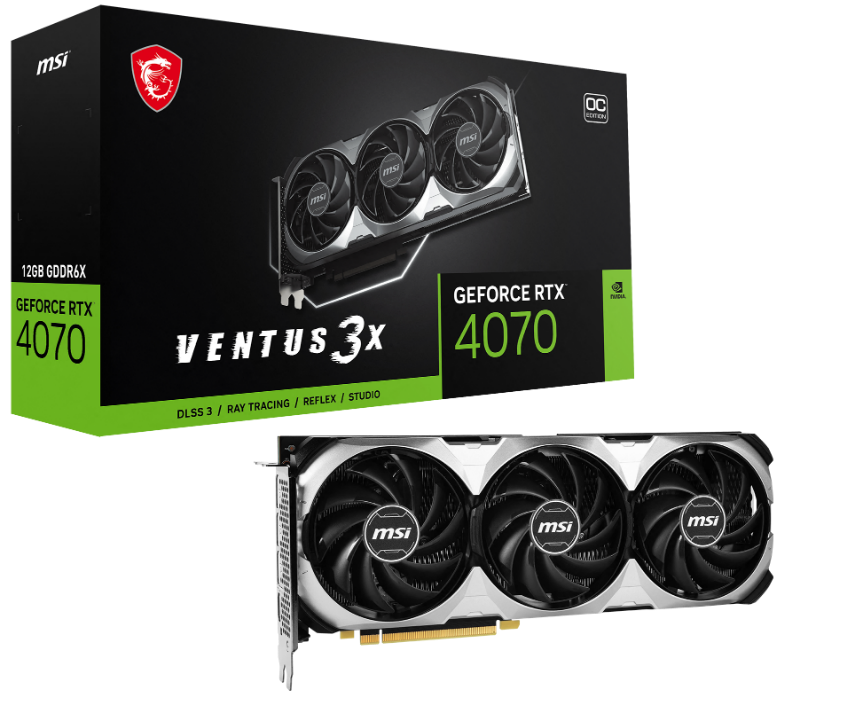 MSI微星推出NVIDIA GeForce RTX 4070系列显卡