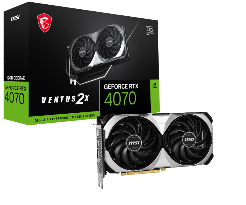 MSI微星推出NVIDIA GeForce RTX 4070系列显卡
