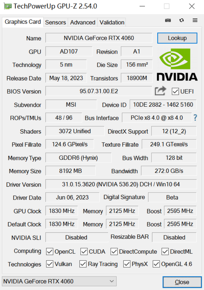 微星RTX 4060 GAMING X 8GB评测：既是性能“魔龙”，又是价格“甜品”