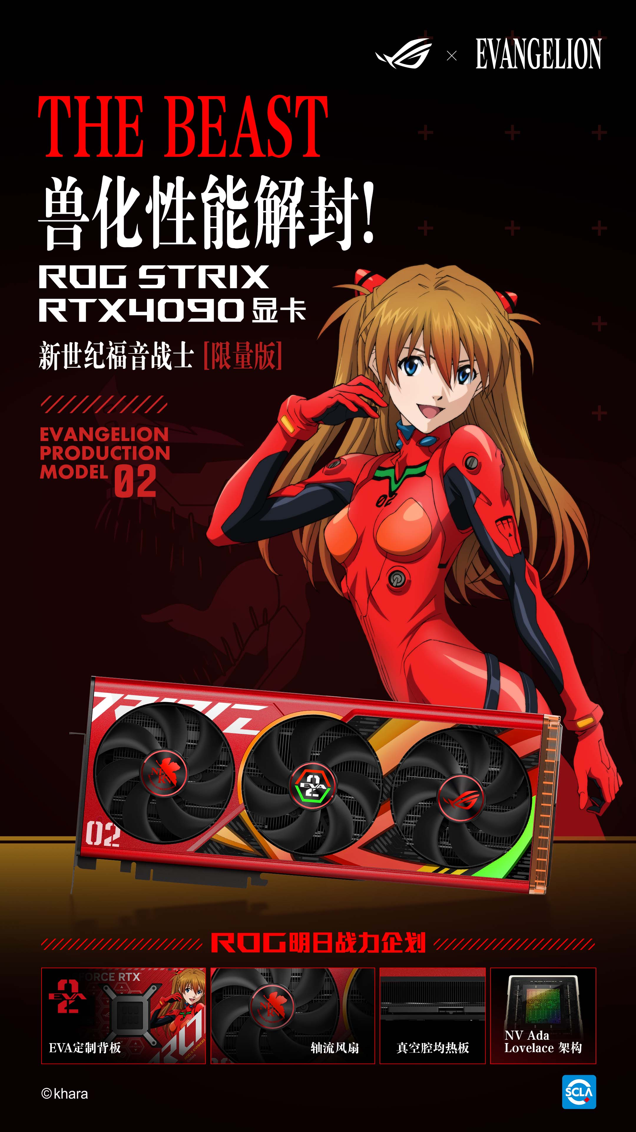 兽化性能解封！ROG STRIX RTX4090 EVANGELION显卡开卖