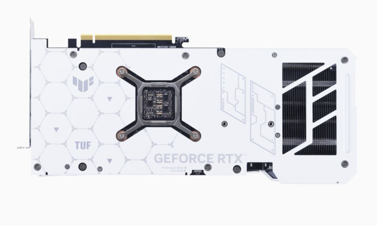 纯白信仰军工电竞 TUF GAMING 4070Ti WHITE显卡