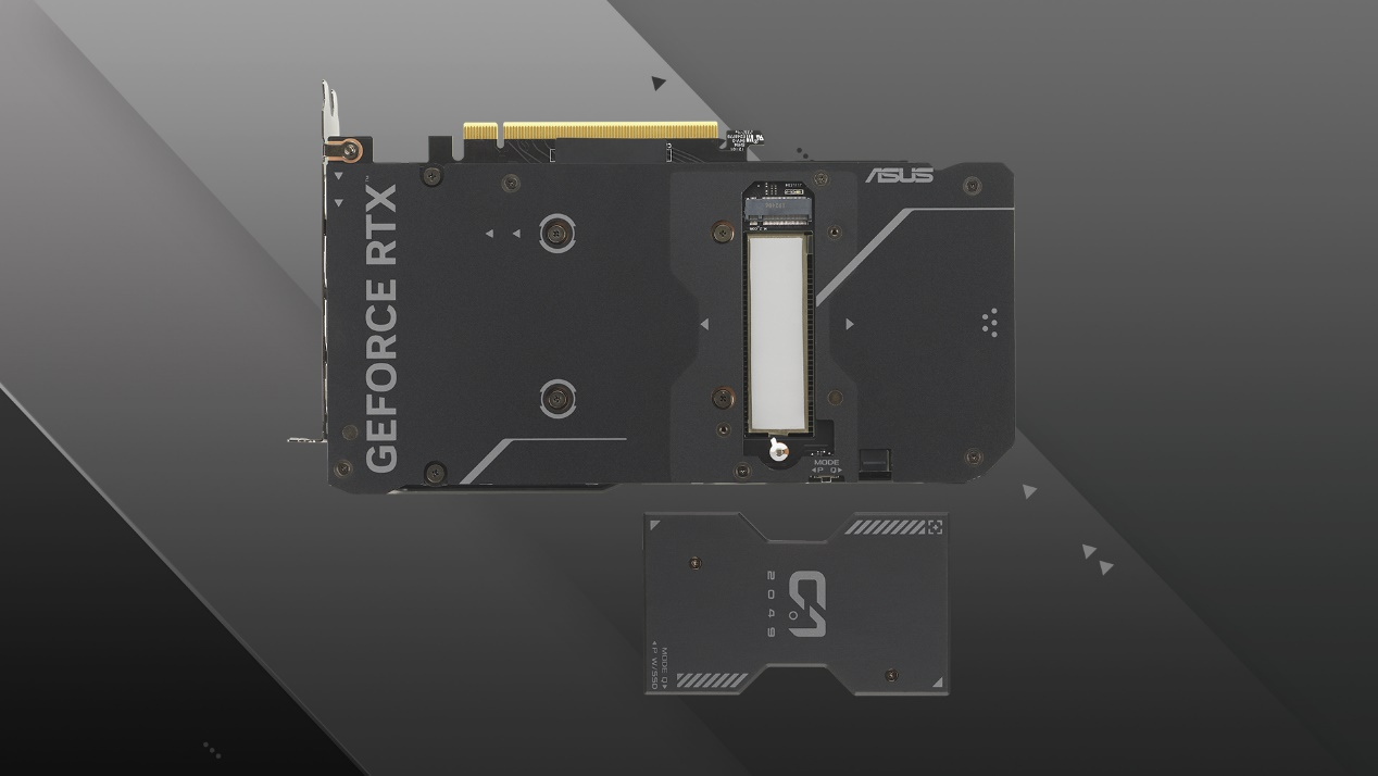 一卡多用！华硕DUAL 4060Ti SSD可扩展M.2显卡