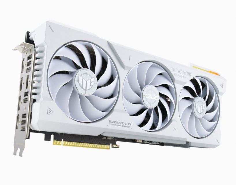 冬日纯白浪漫！TUF GAMING 4070Ti WHITE显卡