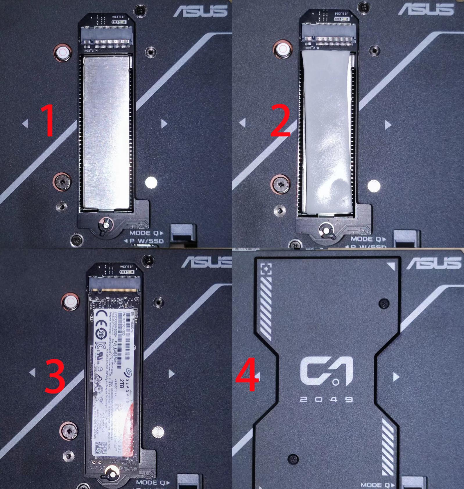 显卡上插SSD！华硕DUAL 4060Ti SSD可扩展M.2显卡