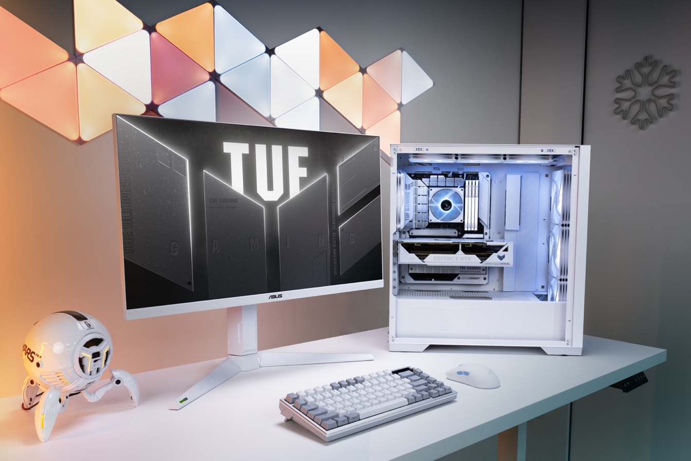 装机何须走线！TUF GAMING 4070Ti SUPER WHITE备置显卡