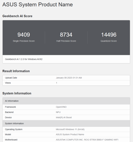 ROG STRIX B860-F主板评测：酷睿Ultra 200S新座驾