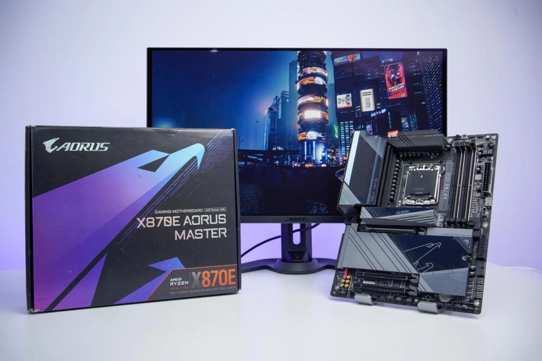 技嘉X870E AORUS MASTER超级雕主板评测：9950X3D的最佳选择