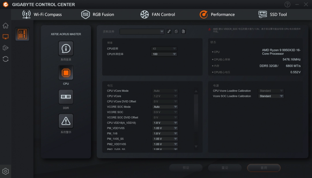 技嘉X870E AORUS MASTER超级雕主板评测：9950X3D的最佳选择