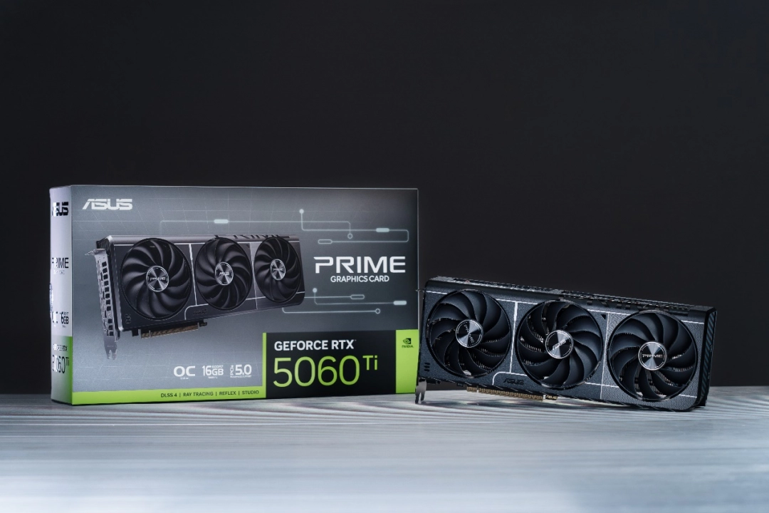 为Ai升级！华硕PRIME 5060Ti大师显卡打造高能AIPC