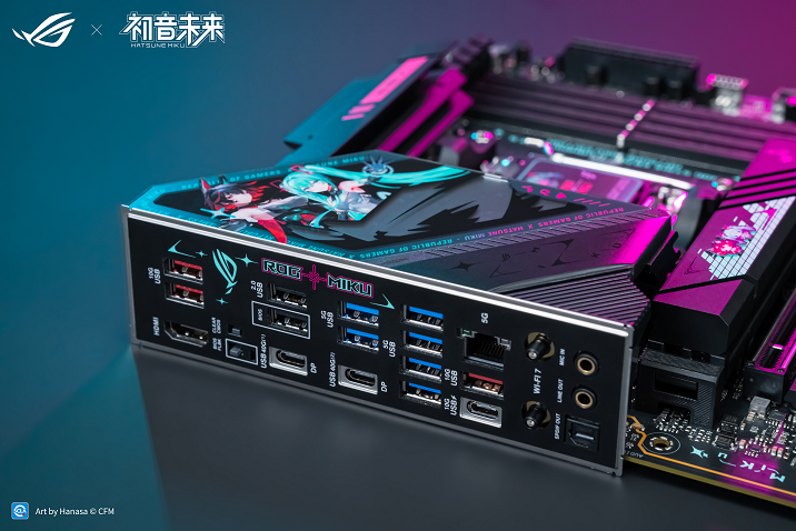 冲破次元壁 华硕X870E RO姬×初音未来版主板火热预约中