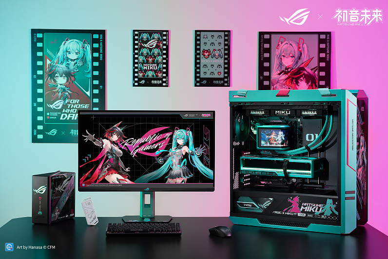 冲破次元壁 华硕X870E RO姬×初音未来版主板火热预约中