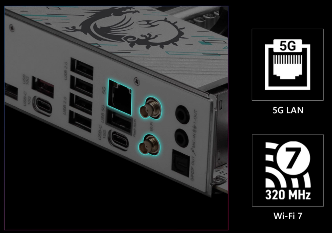 微星B850 GAMING PLUS WIFI PZ背插主板上市，畅享AM5平台