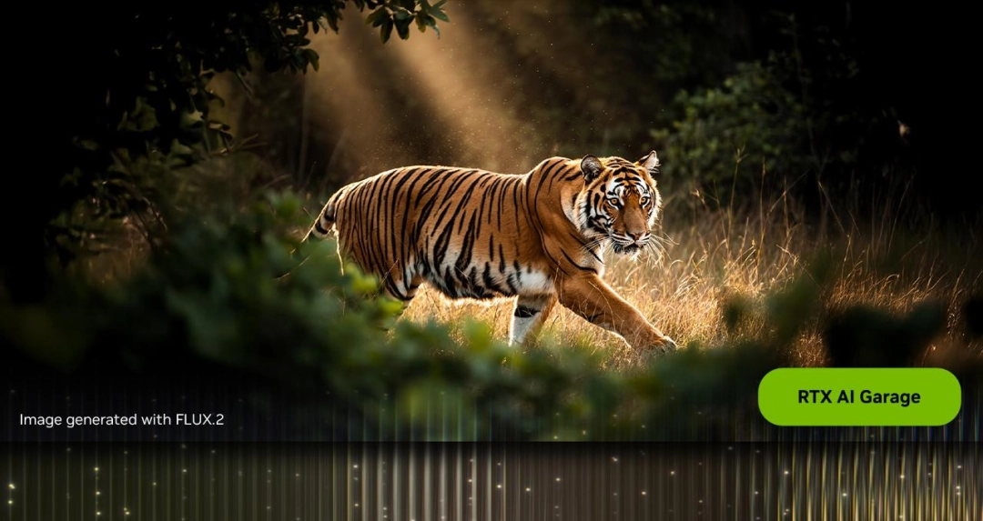 FLUX.2 图像生成模型发布，针对 NVIDIA RTX GPU 优化