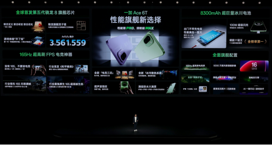 性能旗舰新选择，一加 Ace 6T首销到手价2399元起