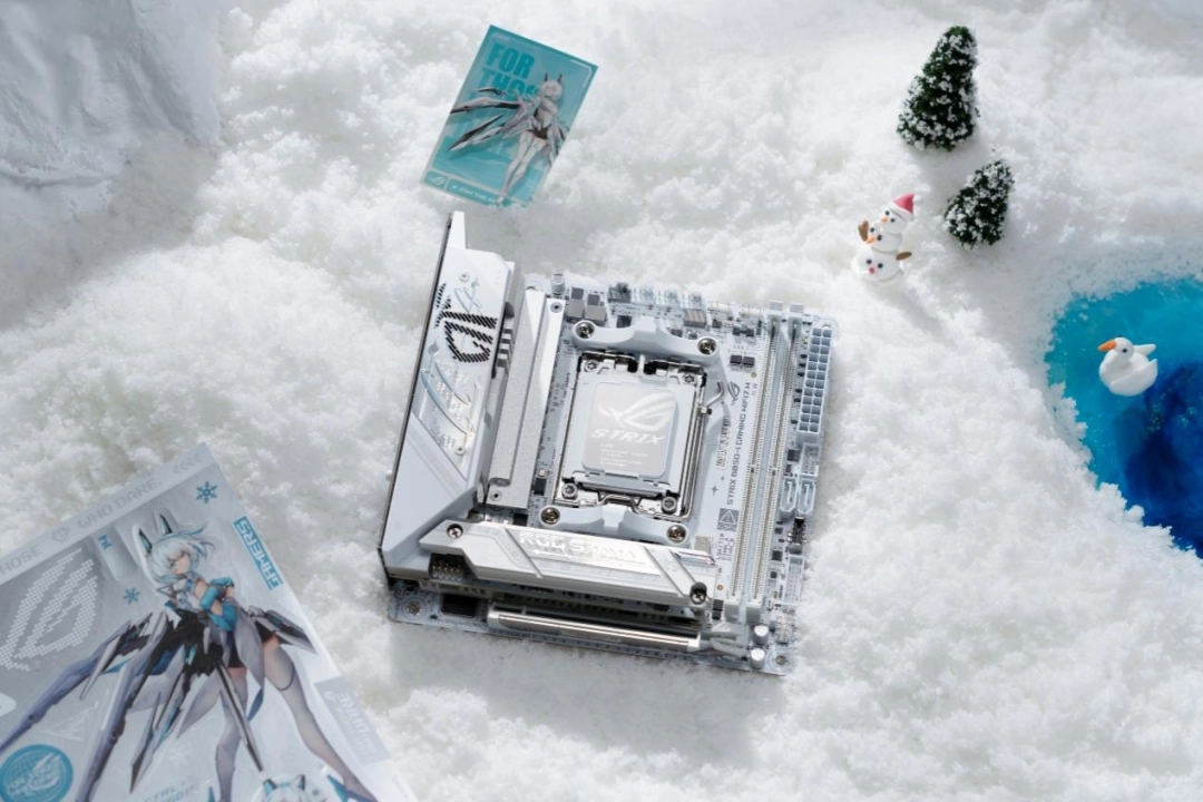 华硕ROG B850迷你吹雪主板双12开售 纯白小钢炮