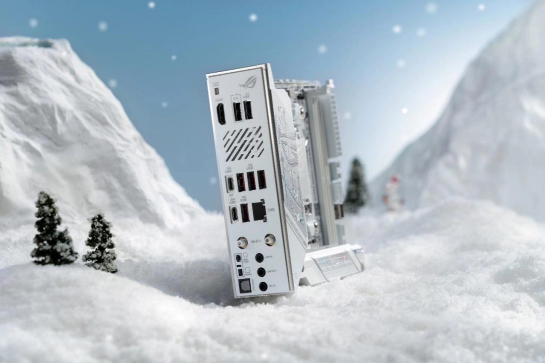 华硕ROG B850迷你吹雪主板双12开售 纯白小钢炮