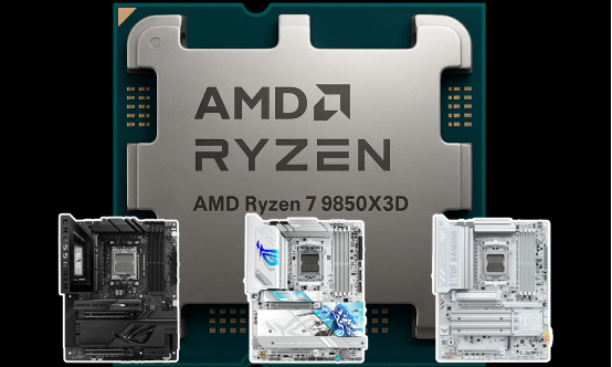 用华硕X870E/X870主板打造9850X3D硬核主机