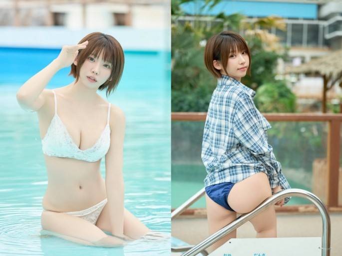 日本美女Enako全新福利圖賞 穿泳裝秀出好身材