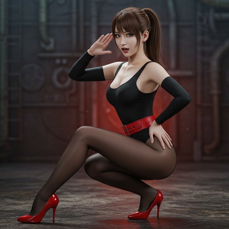 AI繪制性感唯美的美少女圖集46 優(yōu)雅嫵媚危險迷人