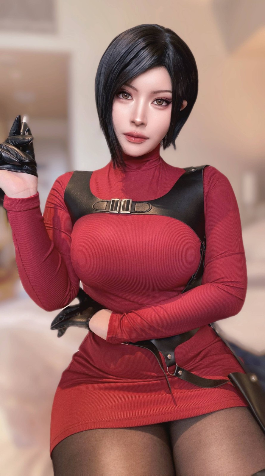 《生化危机4》艾达王COS美图 身材太好让人想狂啃