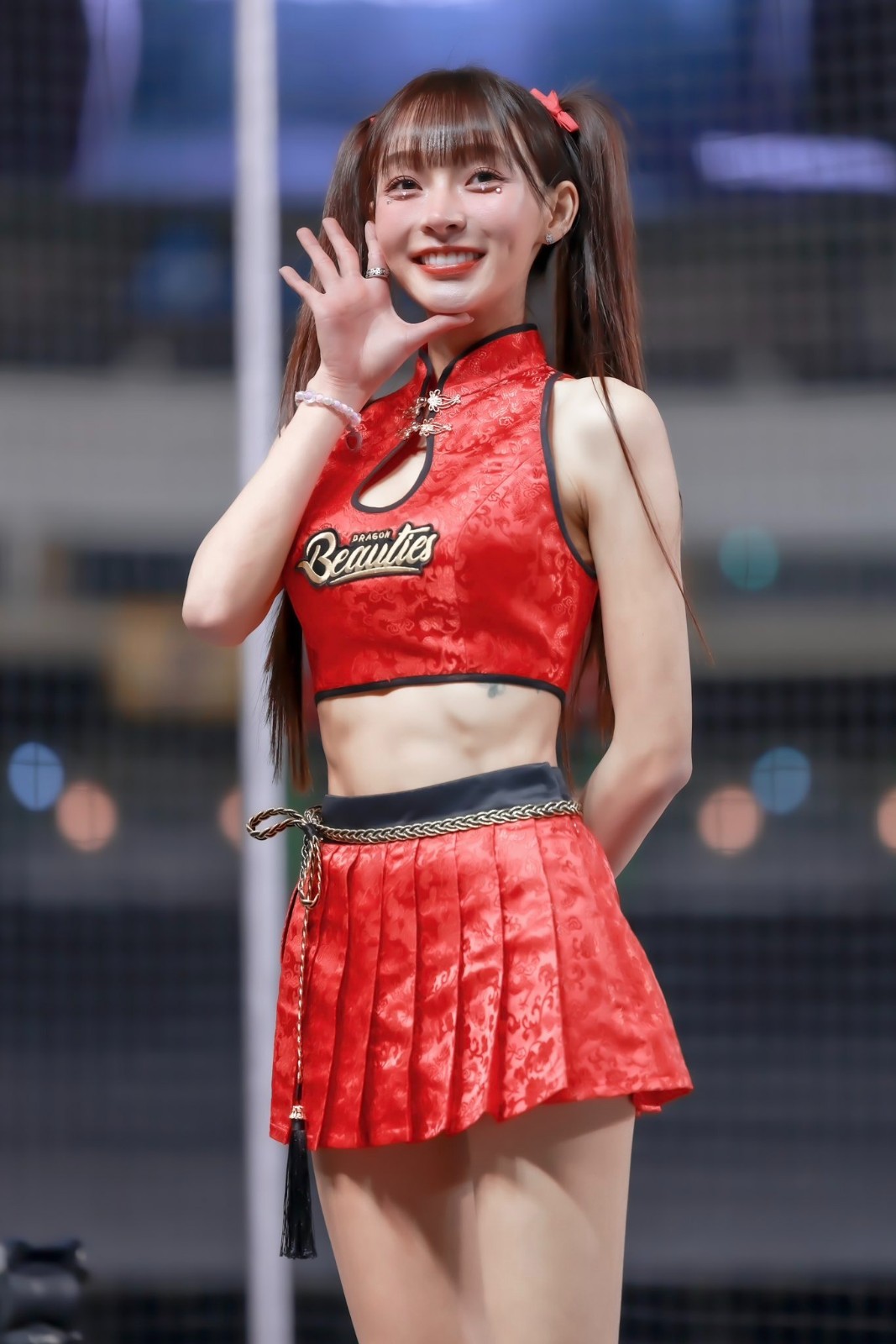 中国台湾啦啦队女神林襄福利图 甜美又活泼！