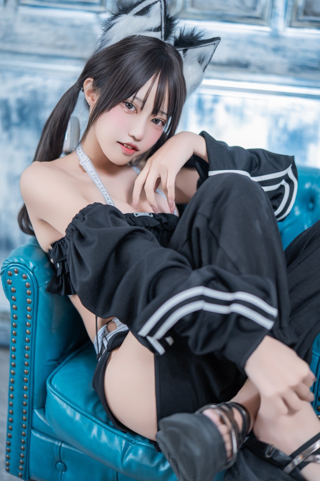 日本小姐姐Haruinu Cos美圖 性感小黑貓想和你貼貼