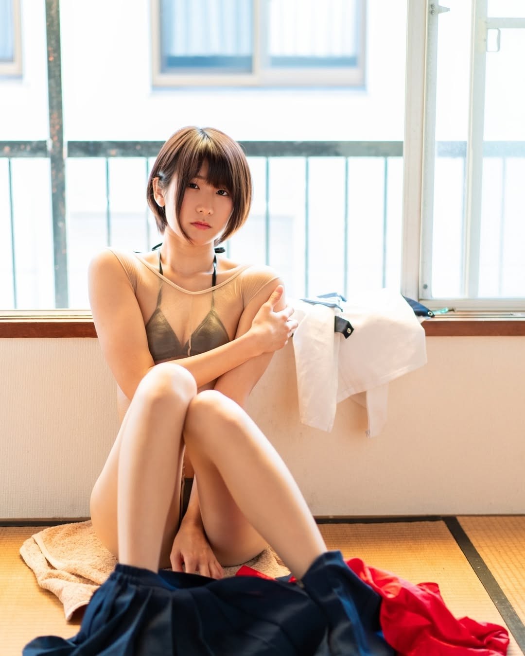 日本美女来栖うさこ福利图赏 高颜值模特身材好