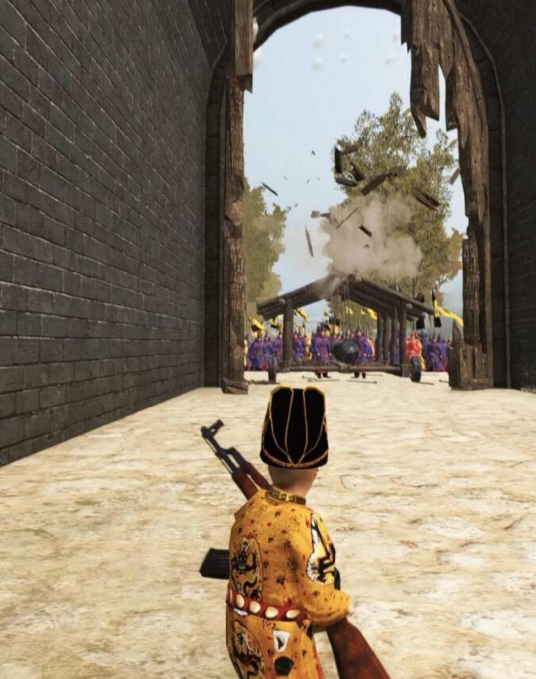 周一内涵囧图云飞系列 美女古风美没想到穿上黑丝