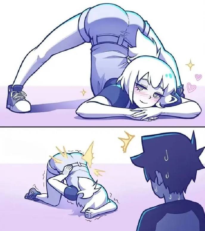 周五福利囧图云飞系列 体育老师也过不了美人关！