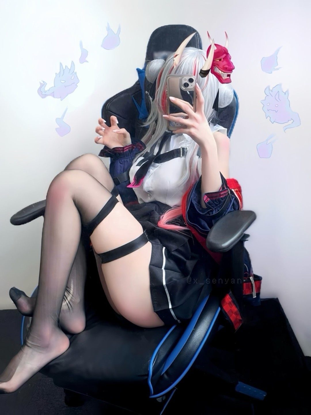 �ձ�С���senyan Cos��ͼ ϸ֦��˶������