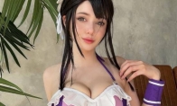 俄罗斯美女Cos泳装蒂法 性感好身材呼之欲出！