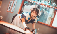 日本美女Cos《街霸》春丽美图 黑丝大粗腿太对味了