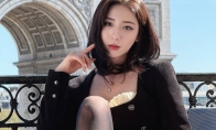 日本模特鈴木みか福利图赏：黑丝美腿 曼妙身姿！