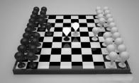 Excel怎么绘制黑白棋盘表格效果